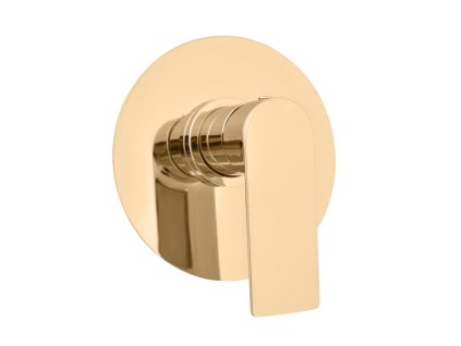 NIL - Sprchová baterie podomítková 1-cestná s tělesem, Zlatá - lesklá NL183LZ, RAV Slezák