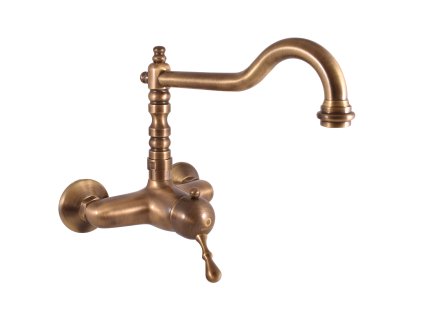 LABE - Umyvadlová/dřezová baterie , Stará mosaz (Bronz) L402.5/28SM, RAV Slezák