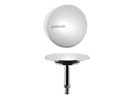 Polysan Vrchní sada vanové soupravy, chrom 71891
