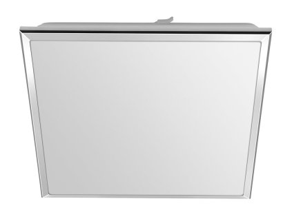 Sapho SILVER stropní LED svítidlo 28x28cm, 10W, 230V, 3000K/4000K/6500K, IP44, chrom AU478