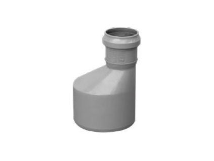 HT redukce DN110/40, 83mm, dlouhá, odpadní, PP, šedá, 3295314401