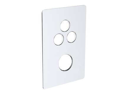 Mereo Kryt hranatý pro 3-cestnou podomítkovou termostatickou baterii, 135*190 mm CB415THS3