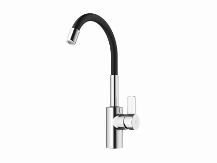 Herz Baterie kuchyňská, stojánková, páková s ohebným ramínkem, Elite es24 + Set perlátorů HERZ02623