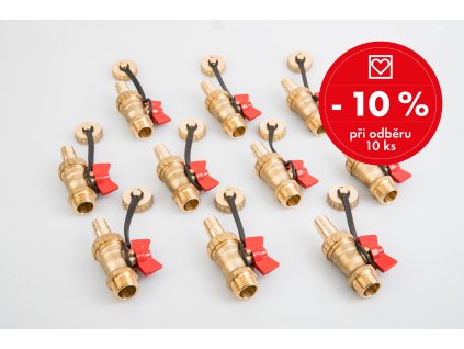 Herz Kulový kohout vypouštěcí a převlečená matice