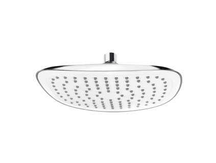 Mereo Talířová sprcha horní 230x180mm s kloubem, pochromovaný plast CB485L