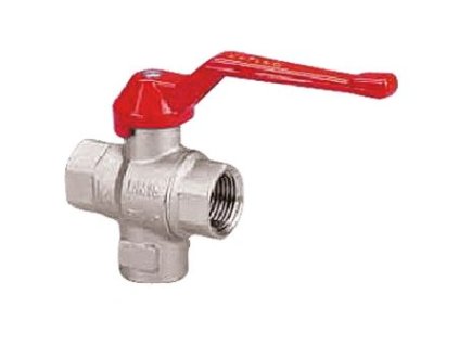 HERZ Kulový kohout třícestný ON-OFF