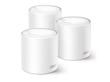 WiFi router TP-Link Deco X50(3-pack) AX3000, WiFi 6, 3x GLAN, / 574Mbps 2,4GHz/ 2402Mbps 5GHz, 52449738