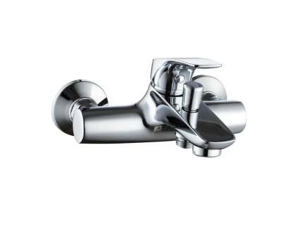 Mereo Vanová nástěnná baterie, Eve, bez příslušenství, 150 mm, chrom CBV90103