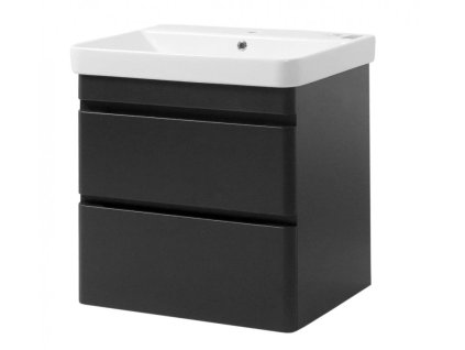 Lavedo Vivace Air Black 70 koupelnová skříňka, VIV-AIR-BLACK-70-WH