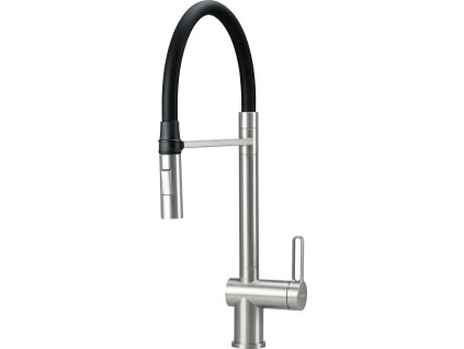 Deante Magnetic dřezová baterie s výsuvnou sprškou, černá a nikl, BRM_F72M