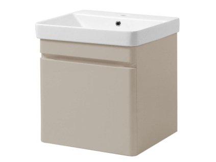 Lavedo Vivace Mokko Air 50 koupelnová skříňka s umyvadlem, VIV-TP-1-D-50-MOKKO