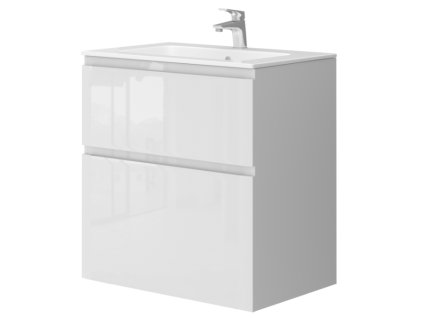 Lavedo Ester 70 White koupelnová skříňka s umyvadlem, ES-70WHITE