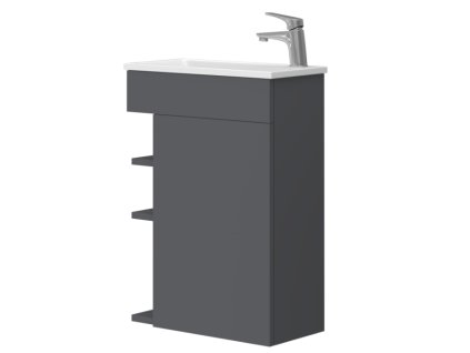 Lavedo Amadeo Antracit 50 koupelnová skříňka s umyvadlem, AMADEO_T-40_ANTHRACITE