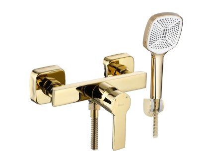 Rea Argus sprchová baterie s ruční sprchou, gold, REA-B6408