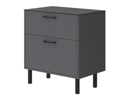 Lavedo Afina Grey 70 koupelnová skříňka s přípravou pro libovolné umyvadlo, AF-70-HPL