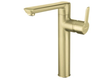 Aplomo Arnika II. vysoká umyvadlová baterie, broušené zlato, BQA_R20K