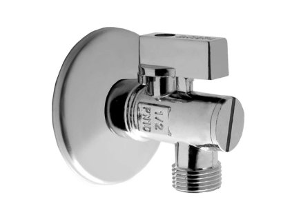 Aplomo Rohový ventil 1/2"x3/8" s filtrem a růžicí, kovová páka, CR37AK