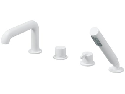 Aplomo Silia 4-otvorový vanový komplet, bílá, BQS_A14M