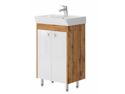 Lavedo Trinity Wotan Oak 50 koupelnová skříňka s umyvadlem, TRN-50WO