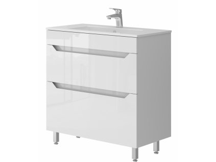 Lavedo Neo White 80 koupelnová skříňka s umyvadlem, NEO-80W