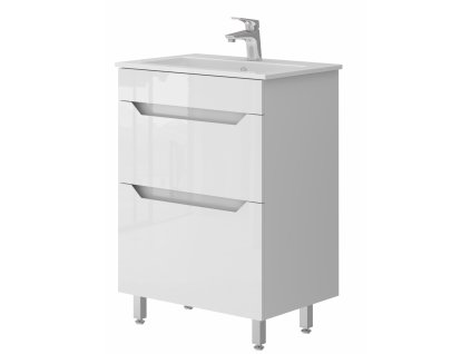 Lavedo Neo White 60 koupelnová skříňka s umyvadlem, NEO-60W