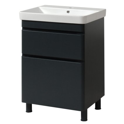 Lavedo Vivace Antracit 80 koupelnová skříňka s umyvadlem, VIV-ANT-80