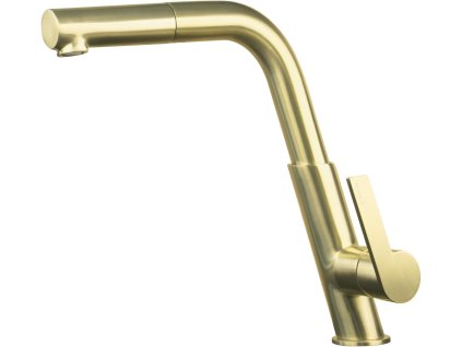 Aplomo Silia dřezová baterie, broušené zlato, BQS_R73M