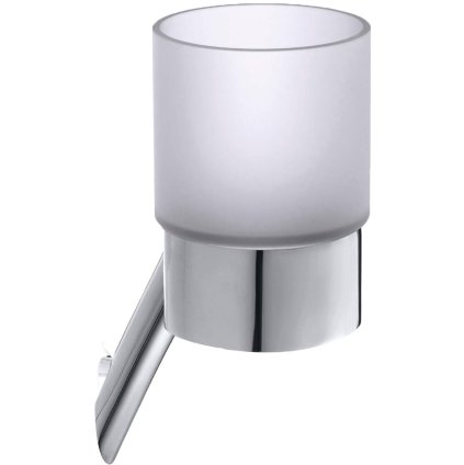 Aplomo Silia sklenička s držákem, chrom, ADI_0911