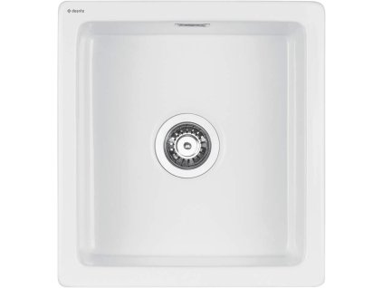 Aplomo Sabor keramický dřez, bílý lesk, ZCB_6103