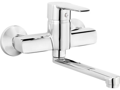 Aplomo Corio nástěnná umyvadlová baterie s dlouhým ramínkem, BFC_050M