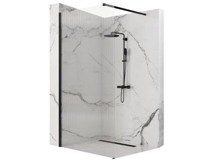 Rea Aero Intimo Walk In sprchový kout, black Rozměr Walk In: 120cm, REA-K4122