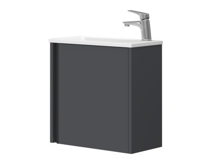Lavedo Leo Antracit 50 koupelnová skříňka s umyvadlem, LEO-ANT-50