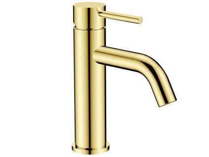 Besco Veo umyvadlová baterie nízká, zlatá, BU-VII-ZL