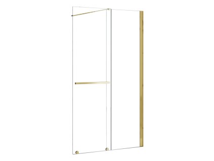 Rea Cortis Walk In sprchový kout,  gold Rozměr sprch.dveří: 120cm, REA-K8485