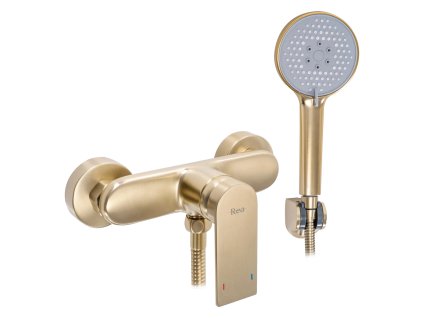 Rea Verso sprchová baterie se sprchou, gold, REA-B6566