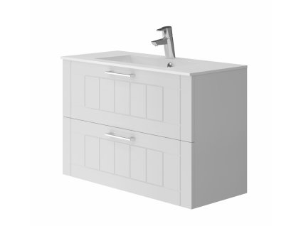 Lavedo Ossy 80 koupelnová skříňka s umyvadlem, bílá, OSC-80_WHITE