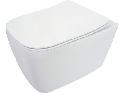 Aplomo Hiacynt rimless WC závěsné se sedátkem, CDYD6ZPW