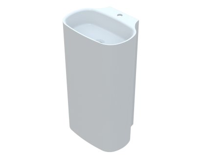 Vayer Nova 2 49 volně stojící umyvadlo, litý mramor, VAY-NOVV2