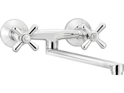 Aplomo Klasik nástěnná umyvadlová/dřezová baterie, BOS_080D