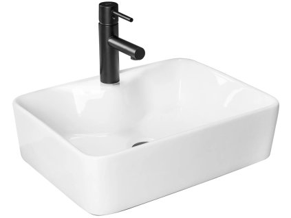 Rea Kelly 49  umyvadlo na desku, white, REA-U6524