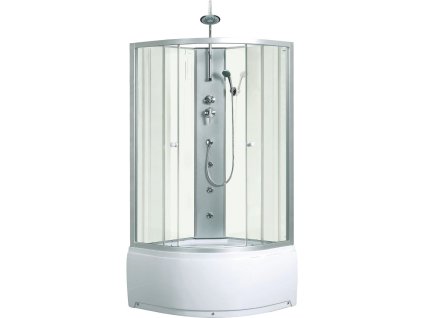 Kerra Karolina White 90x90x225 masážní sprchový box, KA99ROLAWH