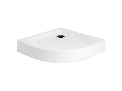 Aplomo Alan čtvrtkruhová sprchová vanička Rozměr vaničky: 90x90cm, 96_90X