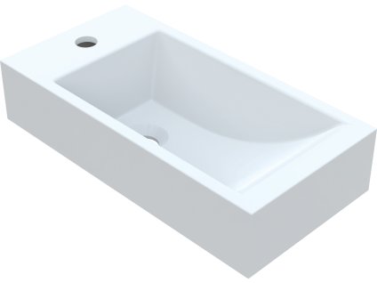 Vayer Apus 50 umyvadlo na desku, litý mramor, VAY-APU50