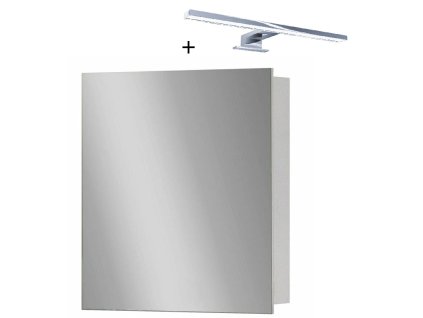 Lavedo Aqua-Easy 55 zrcadlová skříňka do koupelny s LED osvětlením, Z-55-ECO-OSV