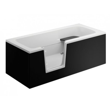 Polimat Vovo 180x54 krycí panel čelní černý, 00052