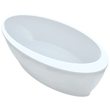 Vayer Boomerang Pure volně stojící akrylátová vana 194 + krycí panel, VAY-BOPU