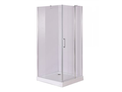 Savana Veduta White Zoya čtvercový sprchový kout s vaničkou Rozměr koutu: 80x80cm, Y9062-80