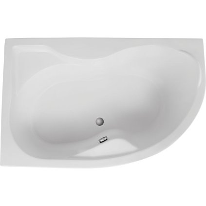 Polimat Dora 170x110 akrylátová vana Délka vany: 170cm, Orientace: Pravá, 00315