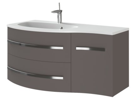 Lavedo Vanessa Dark Melon 110 koupelnová skříňka s umyvadlem Orientace: Levá, VN-110_DM_LEVA