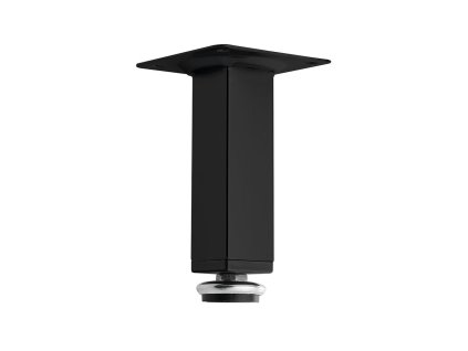 Aqualine ZOJA výškově stavitelná nožička, výška 100-110mm, černá mat 10078B